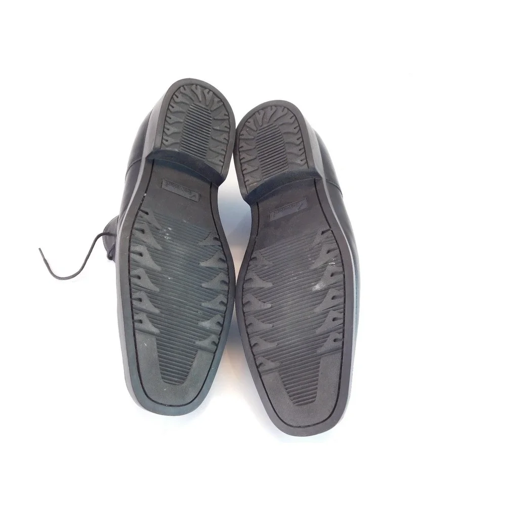 Belvedere Studio Chisel Black Leather Oxfords Dress Shoes Size‎ 11.5 M